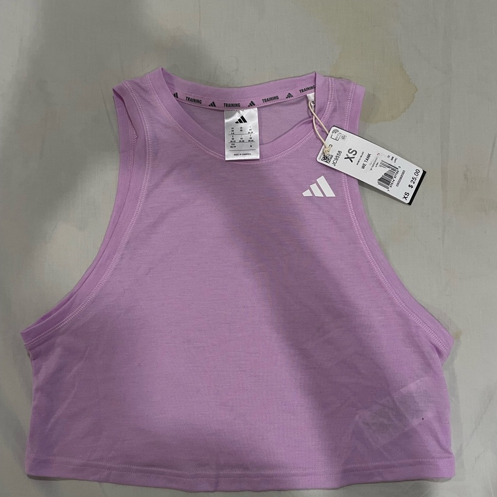 Adidas Women's Purple Crop Top